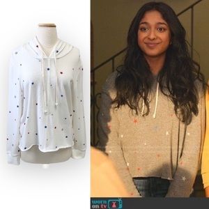 NEW Alternative Apparel Star Print Hoodie